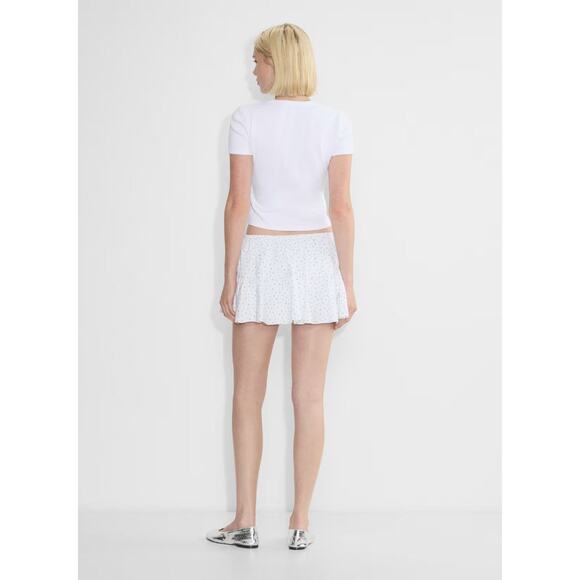 Sunday Best BestHug™ Little Ribbed T-Shirt White - S - Picture 6 of 6